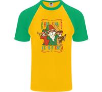 Cinco De Mayo Lets Fiesta Divertenti Gnomi Uomo S/S Maglietta Baseball