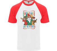 Cinco De Mayo Lets Fiesta Divertenti Gnomi Uomo S/S Maglietta Baseball