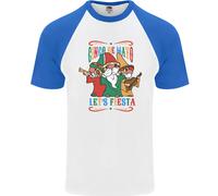 Cinco De Mayo Lets Fiesta Divertenti Gnomi Uomo S/S Maglietta Baseball