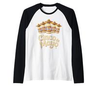 Cinco de Mayo Maionese Sombrero Divertente Messicano Fiesta Pun Maglia con Maniche Raglan