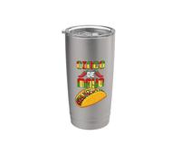 Cinco De Mayo Mexican Taco Mexico Fiesta Brick Builder Bicchiere termico in acciaio inox doppia parete