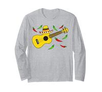 Cinco De Mayo Ukulele, suonatore di Uke, musicista messicano Maglia a Manica