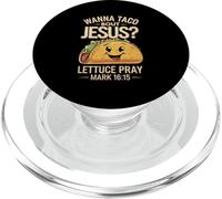 Cinco De Mayo Wanna Taco Bout Gesù Lattuga Pregare PopSockets PopGrip per MagSafe