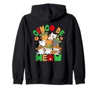 Cinco De Meow - Simpatici gatti festivi Felpa con Cappuccio