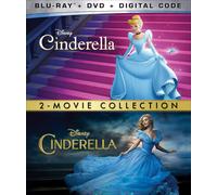 CINDERELLA 2-MOVIE COLLECTION (Blu-ray) James Lily Blanchett Cate Carter Madden