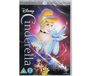 Cinderella Diamond Edition - 12th Animated Walt Disney Classic + Bonus Features: Tangled Ever After Short + Disc Intro by Diane Disney Miller + Behind the Magic: A New Disney + Fantasyland