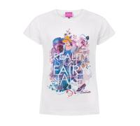 Cinderella Reality Is Just A Fairy Tale Maglietta Maniche Corte Ragazze (NS7394)