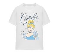 CinderellaHeadshot With Fancy Script Maglietta Donna (TV25191)