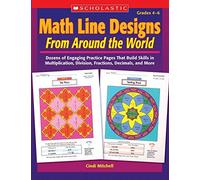 Cindi Mitchell Math Line Designs from Around the World Grades 4-6 (Tascabile)