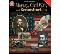 Cindy Barden Slavery, Civil War, and Reconstruction, Grades 6 - 12 (Tascabile)