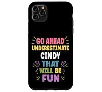 CINDY Personalized Women's Gift Custom CINDY Custodia per iPhone 11 Pro Max