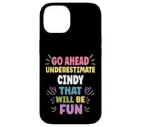 CINDY Personalized Women's Gift Custom CINDY Custodia per iPhone 14