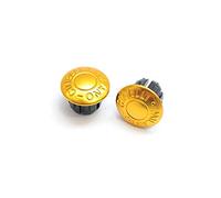 Cinelli Anodized, Milano-Coppia di Tappi terminali per Manubrio Uomo, Oro, Taglia Unica