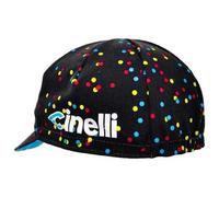 Cappellino Cinelli Caleido Dots nero multicolor