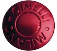 Cinelli Anodized, Milano-Coppia di Tappi terminali per Manubrio Unisex-Adulto, Rosso, Taglia Unica