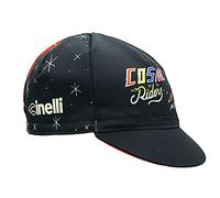 Cinelli Sergio Mora Cavalieri Cosmici Cappellino Ciclismo, Nero, Taglia Unica Unisex-Adulto