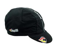 Cinelli Supercorsa, Cappello con Visiera in Cotone, Nero, Taglia Unica