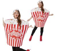 Cinema Fast Food Costume Adulto Uomo Donna Novità Chips Burger Completo