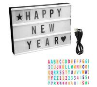Cinema Light Box Insegne al Neon Personalizzate, Lightbox LED Bianco Caldo 3580