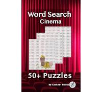Cinema Word Search Puzzle Book: Word Search with Easy to Read Print about Cinematography, Editing, Film Production | 5.5x8.5 inches | 112 pages | 50+ ... | Gift for Vacations, Holidays and Free Time