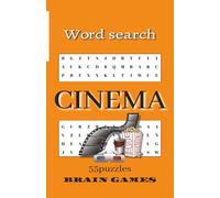 CINEMA Word Search: Themed Word Search Puzzle book, Small size book. 55 puzzles
