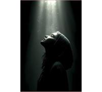 Cinematic Silhouette Light Beam Journal: Aesthetic Moody Notebook for Writing, 110 Lined Pages, 6x9 inch, Mystical Dark Academia Stationery: High ... Notebook for Journaling and Creative Writing