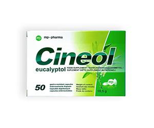 Cineol Eucalyptus Oil - 100% Natural - Capsules with Eucalyptus Oil - for inflammations of the upper respiratory tract and colds - food supplement (50 pieces)