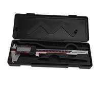 Ciner Digital Vernier 0-150mm/6 "in acciaio inossidabile IP54 Display LCD impermeabile Mm Conversione Conversione Strumento di misurazione di precisione per casa e laboratorio (Nero)