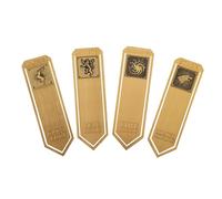 Cinereplicas Game of Thrones - Set di 4 segnalibri in metallo Targaryen, Stark, Lannister e Baratheon 10 * 3 cm ciascuno - Licenza ufficiale