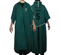 Cinereplicas Harry Potter - Abito da Quidditch Serpeverde XS/Bambini - da Personalizzare - Licenza Ufficiale