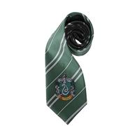 CINEREPLICAS - Harry Potter - Cravatta Unisex - Replica Esatta - Licenza Ufficiale - Casa Serpeverde - Taglia Unica - 100 % Microfibra - Verde e Grigio