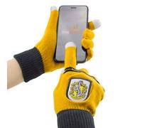 Cinereplicas Harry Potter - Guanti Touch-Screen Tassorosso - Licenza Ufficiale