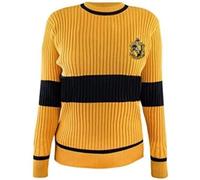 Cinereplicas Harry Potter - Maglione Quidditch Hufflepuff - S - Licenza ufficiale
