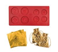 Harry Potter Gringotts Chocolate Coin Mold Set Stampo Silicone per Cioccolato