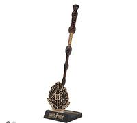 Cinereplicas Harry Potter - Penna bacchetta Albus Silente con supporto e segnalibro lenticolare - Licenza ufficiale