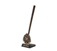 Cinereplicas Harry Potter - Penna Bacchetta Cedric Diggory con Supporto e segnalibro lenticolare - Licenza Ufficiale
