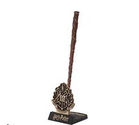 Cinereplicas Harry Potter - Penna bacchetta Hermione Granger con supporto e segnalibro lenticolare - Licenza ufficiale