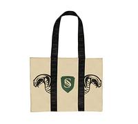 Cinereplicas Harry Potter - Serpeverde Borsa deluxe in cotone con cinghie in poliestere 41 * 34cm - Licenza ufficiale