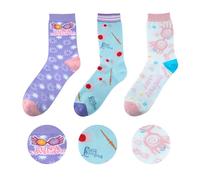 Cinereplicas Harry Potter - Set di 3 calze Luna Lovegood Taglia Unica - Licenza
