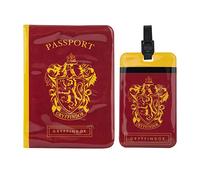 Cinereplicas Harry Potter - Set di tag e copertina per passaporto Grifondoro - Licenza ufficiale