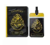 Cinereplicas Harry Potter - Set di tag e copertina per passaporto Hogwarts - Licenza ufficiale