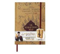 Cinereplicas Harry Potter-Taccuino con mappa pieghevole del Malandrino - Licenza ufficiale