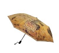 Cinereplicas Il Signore degli Anelli - Ombrello con mappa della Terra di Mezzo - Pieghevole - Diametro Aperto 121 cm - Licenza Ufficiale