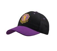 Cinereplicas Mercoledi - Cappellino da baseball Nevermore Academy viola taglia unica 100% cotone - Licenza ufficiale