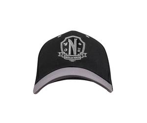 Cinereplicas Mercoledi - Cappellino da Baseball Nevermore Academy Viola Taglia Unica 100% Cotone - Licenza Ufficiale