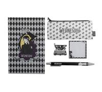 Cinereplicas Mercoledì - Set di cartoleria Mercoledì - Set di 5 - Licenza ufficiale