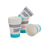 Cinereplicas Stranger Things - Scoops Ahoy Bicchieri di carta x24 - Licenza Ufficiale