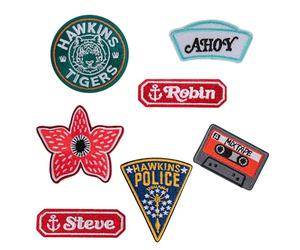 Cinereplicas Stranger Things - Set di 7 toppe Stranger Things - Licenza ufficiale