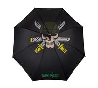Cinereplicas One Piece - Ombrello Zoro Katana nero - 95 x 8 x 8 cm - Licenza ufficiale