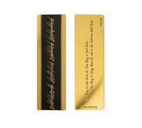 Cinerepliche Il Signore degli Anelli - Segnalibro in metallo Un Anello - 14,8 x 4 cm - Licenza ufficiale